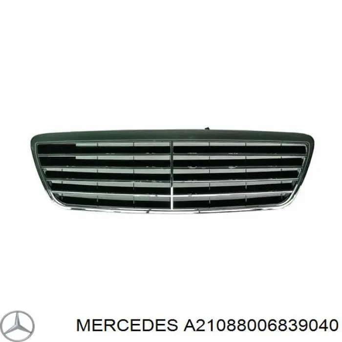 Купити A21088006839040 Mercedes Захисна решітка радіатора