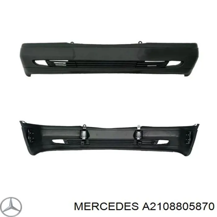 A2108805870 Mercedes бампер передній