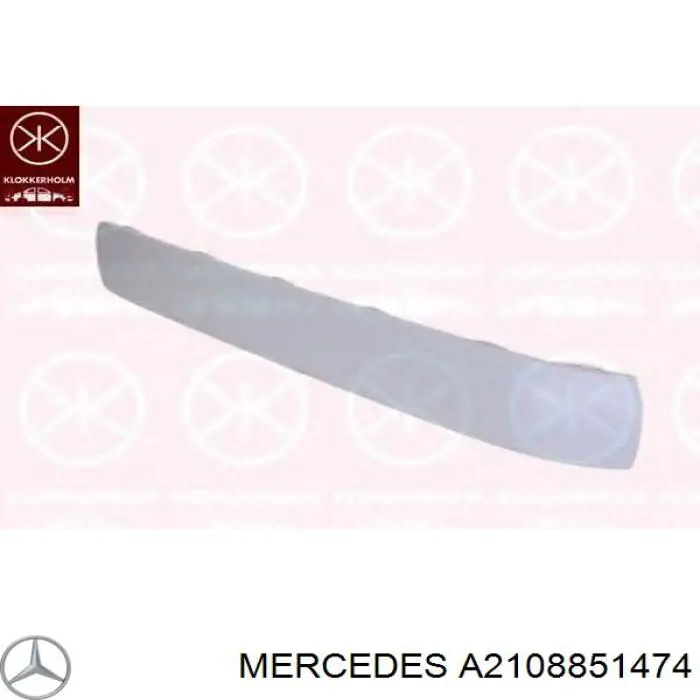 Молдинг заднього бампера, правий Polcar 50159612 ціна, від 15.22 USD