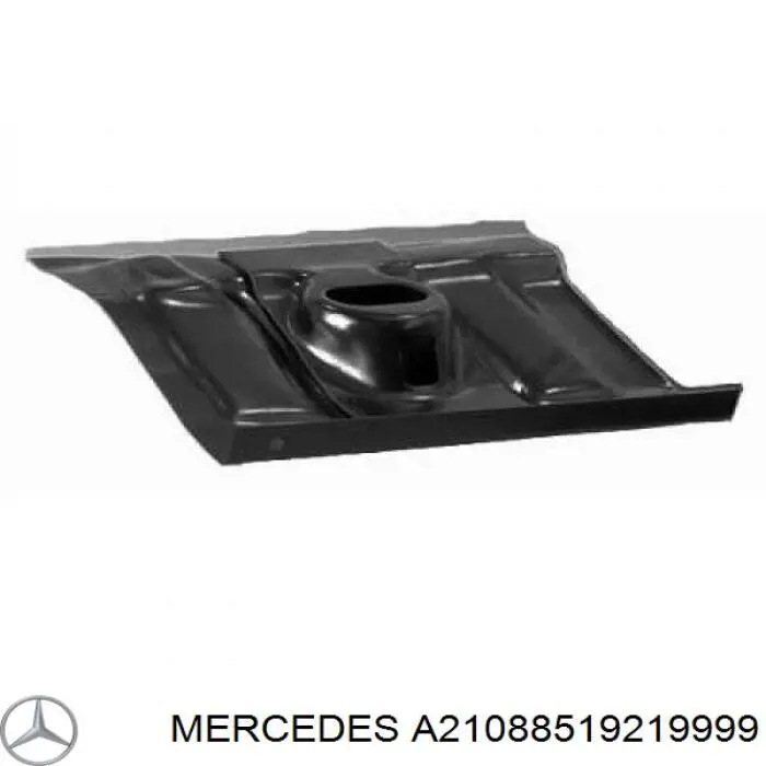 Купити A2108851921 Mercedes Накладка бампера переднього, ліва