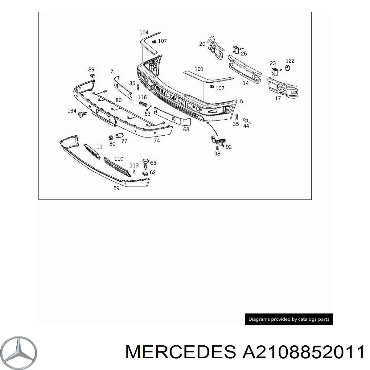 A2108852011 Mercedes 