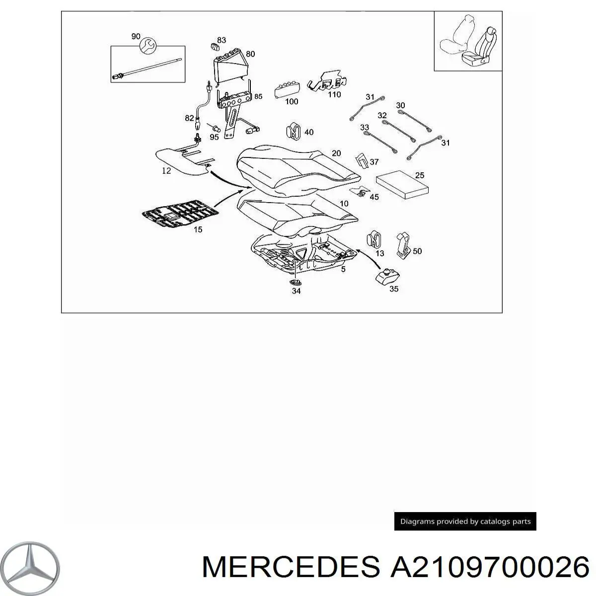 A2109700026 Mercedes 