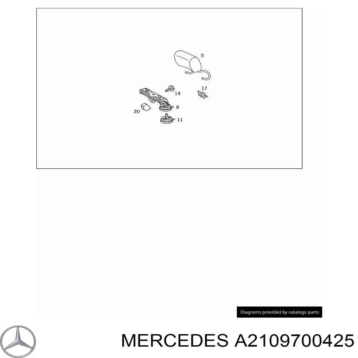 A2109700425 Mercedes 