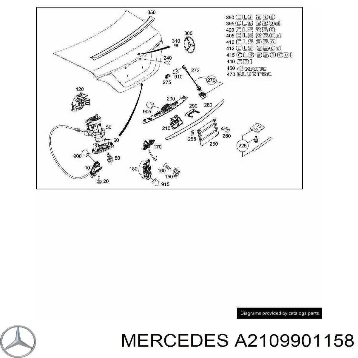 A2109901158 Mercedes 