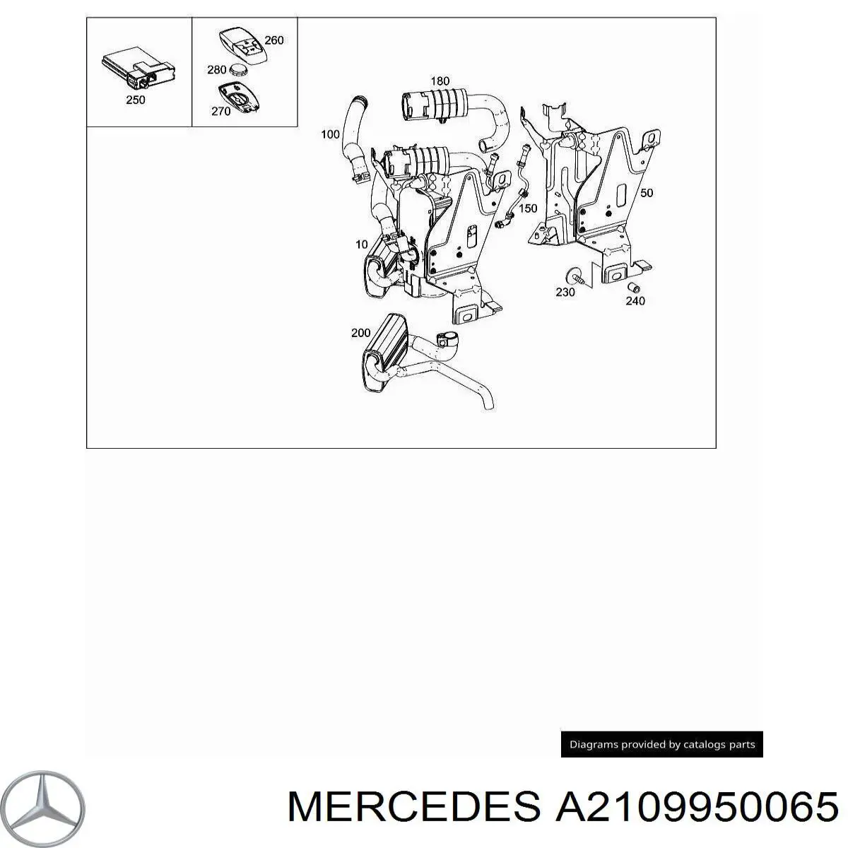 Скоба гальмівної трубки Mercedes A0029955277 ціна, від  USD
