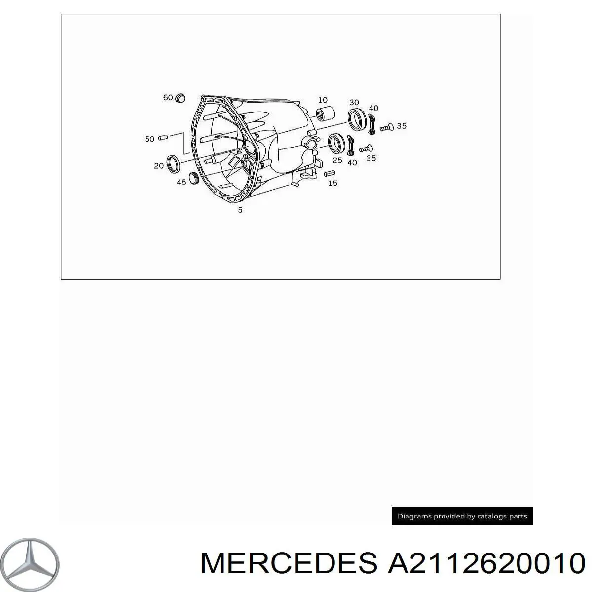 Шестерня паразитна задньої передачі Mercedes A2112620010 ціна, від 12.67 USD