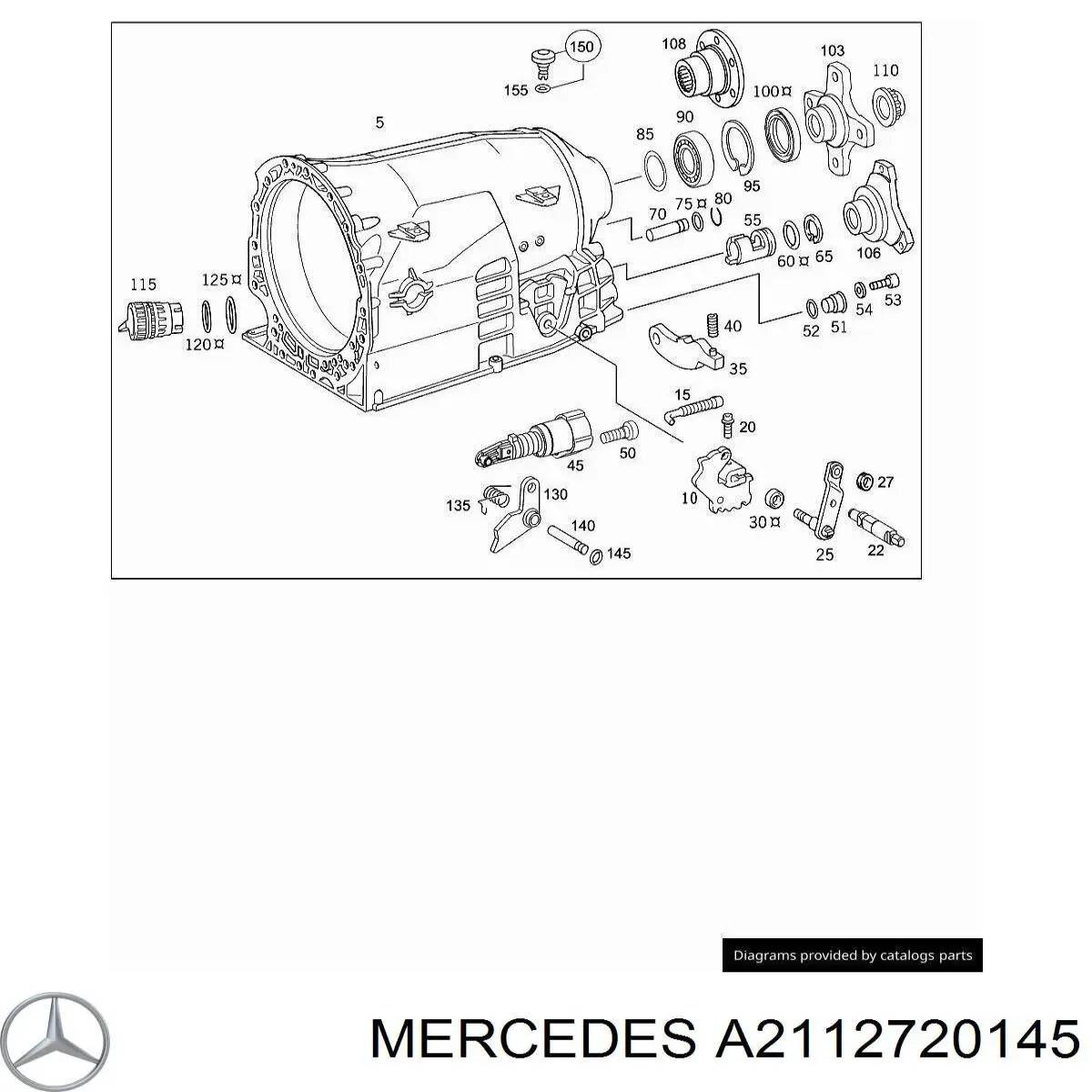  Mercedes A2112720145 ціна, від 24.07 USD