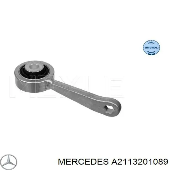 Стійка стабілізатора, переднього, права Mercedes A2113201089 ціна, від 14.96 USD