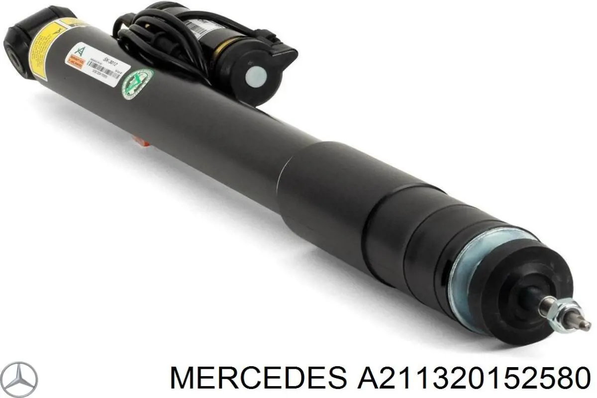Купити A211320152580 Mercedes Пневмоподушка/Пневморессора моста заднього