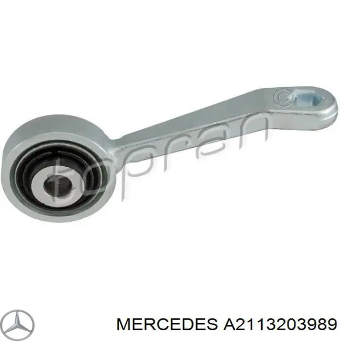 A2113203989 Mercedes стійка стабілізатора переднього, ліва