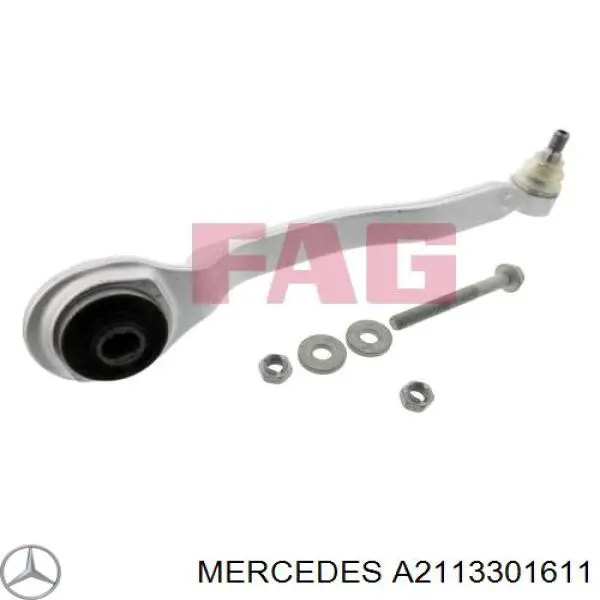 Важіль передньої підвіски нижній, правий Mercedes A2113301611 ціна, від 43.40 USD