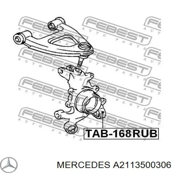 Важіль задньої підвіски нижній, лівий/правий Mercedes A2113500306 ціна, від 36.66 USD
