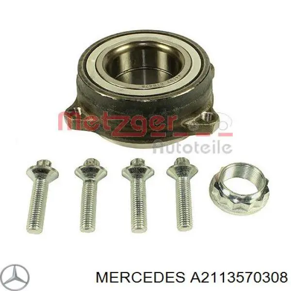 Підшипник маточини задньої Mercedes A2113570308 ціна, від 33.33 USD