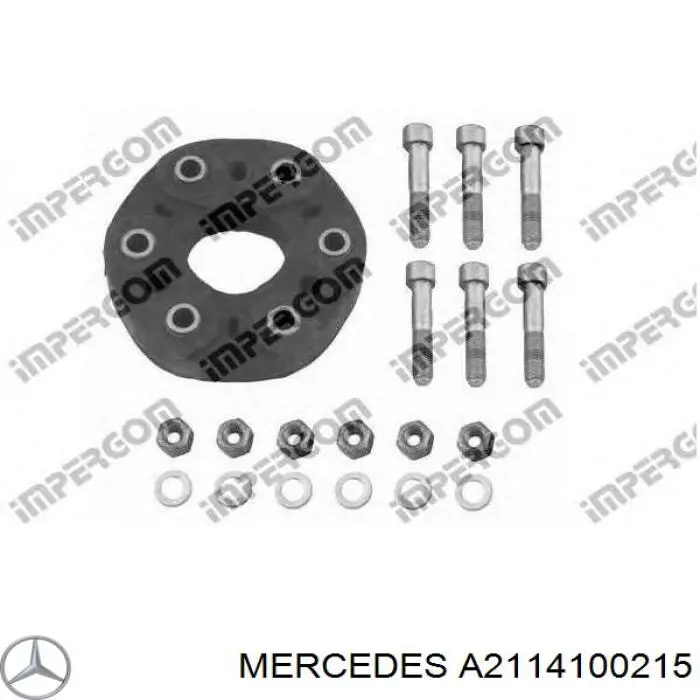 A2114100215 Mercedes муфта кардана еластична