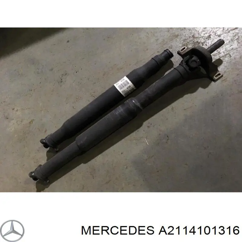 A2114101316 Mercedes Вал карданний основний заднього моста