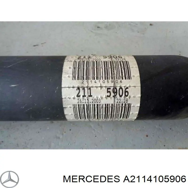 Вал карданний задній, у зборі Mercedes A2114105906 ціна, від 73.70 USD
