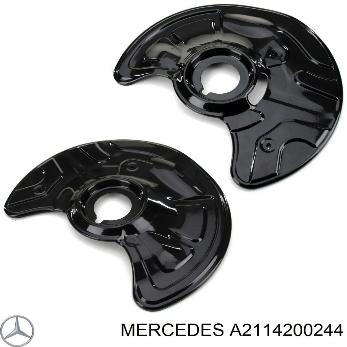 A2114200244 Mercedes захист гальмівного диска, переднього, правого