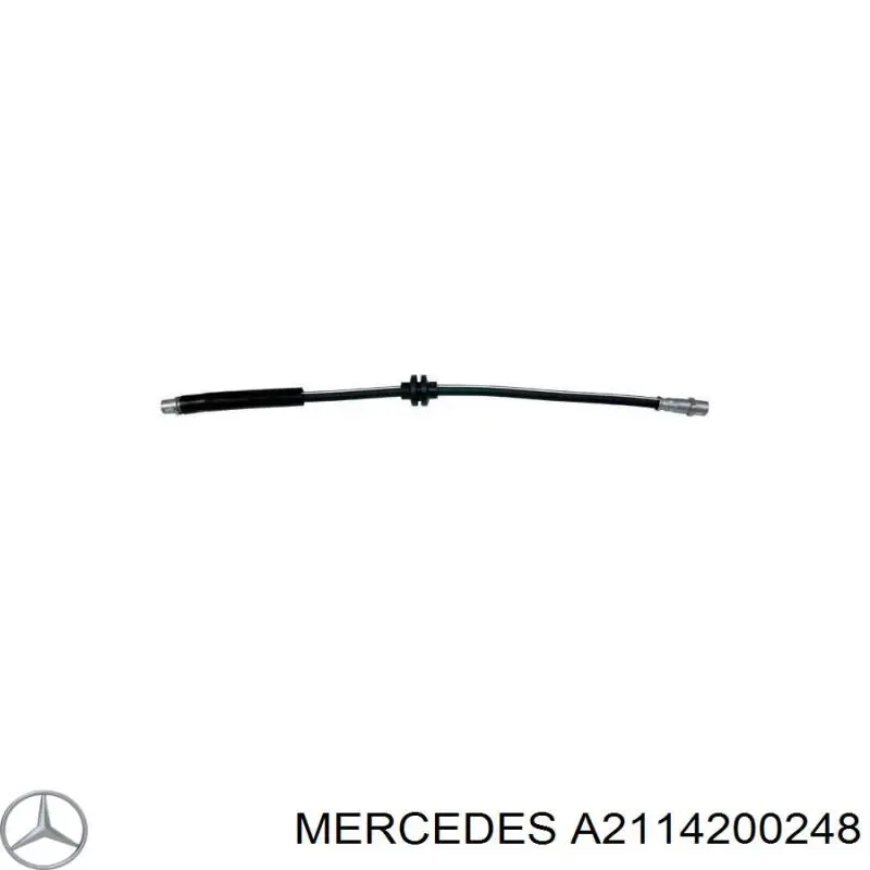 Шланг гальмівний передній Mercedes A2114200248 ціна, від 11.96 USD