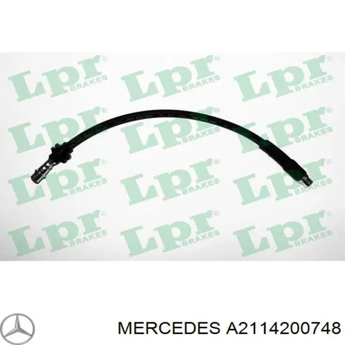 Шланг гальмівний передній Mercedes A2114200748 ціна, від 13.17 USD