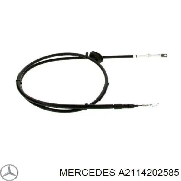 Трос стоянкового гальма задній лівий Mercedes A2114202585 ціна, від 14.60 USD