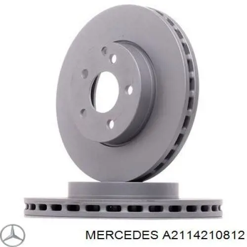 A2114210812 Mercedes Гальмо дискове переднє