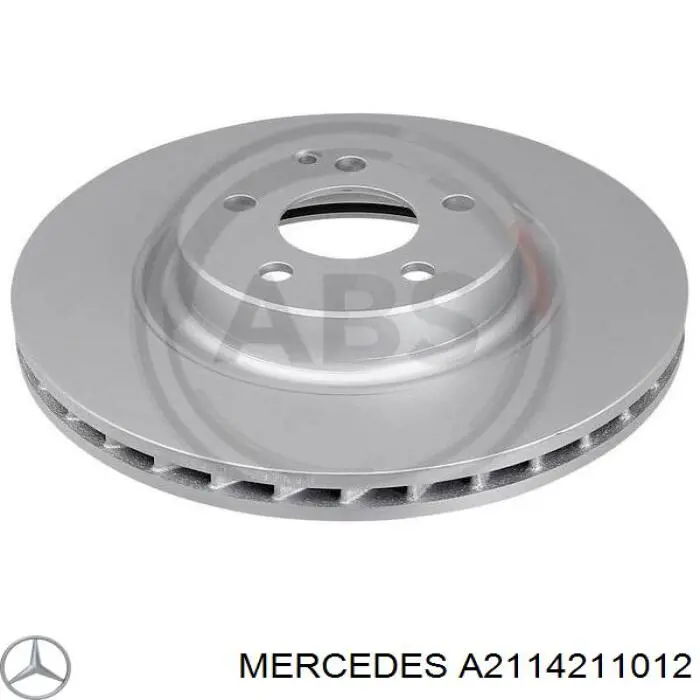 Диск переднього гальма Mercedes A2114211012 ціна, від 73.64 USD