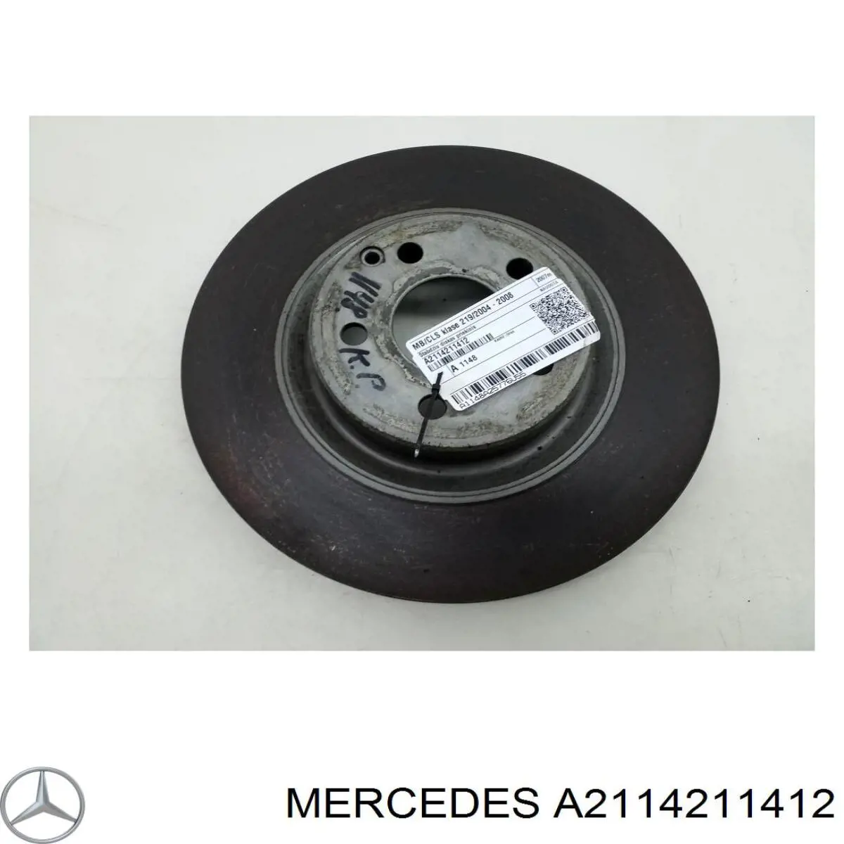 A2114211412 Mercedes диск гальмівний передній