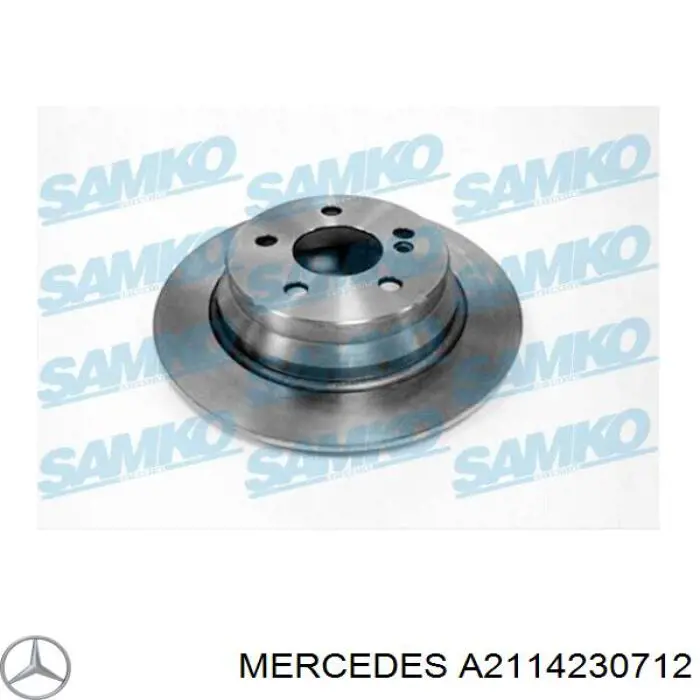 Купити A2114230712 Mercedes Диск заднього гальма