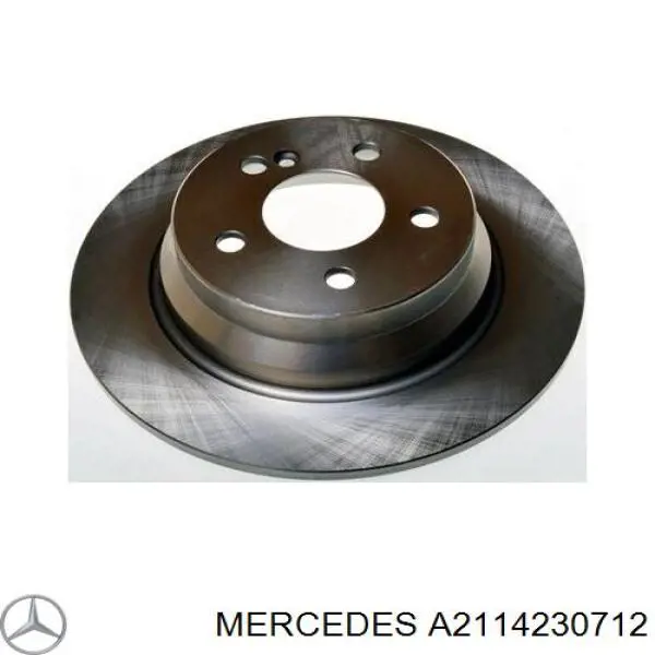 A2114230712 Mercedes диск гальмівний задній