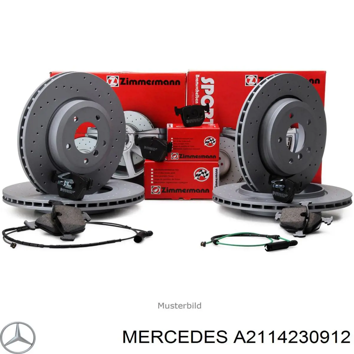 Купити A2114230912 Mercedes Диск заднього гальма