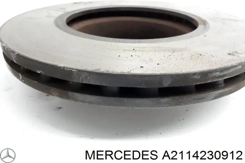 A2114230912 Mercedes диск гальмівний задній