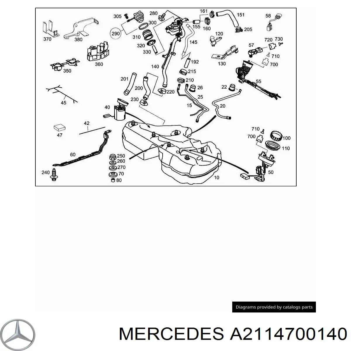  A2114700140 Mercedes