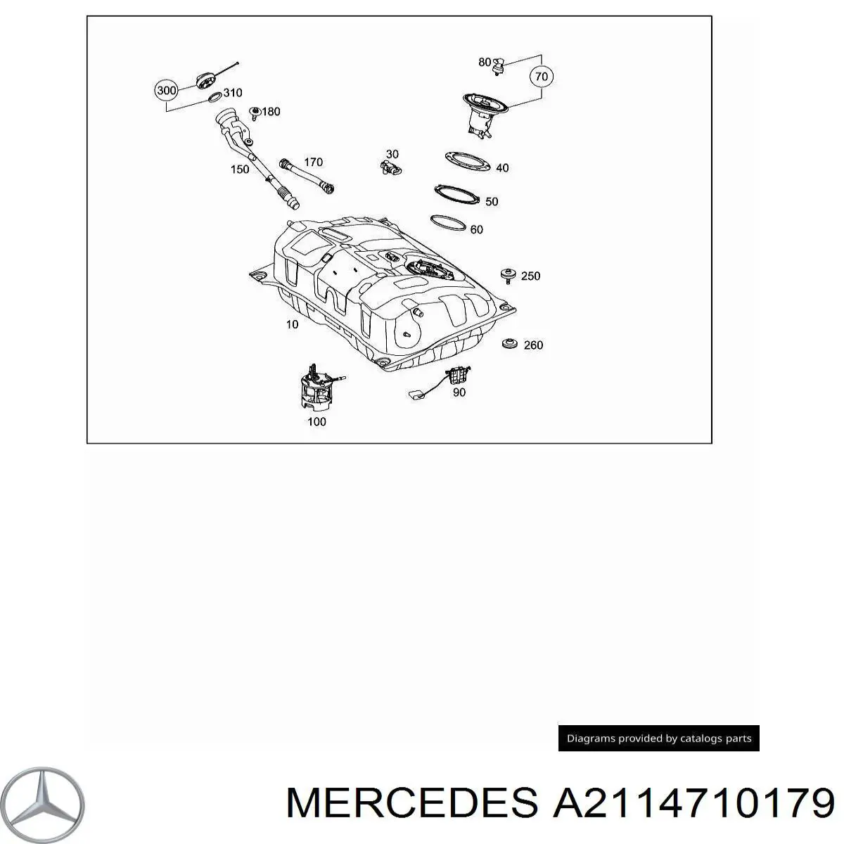 Купити A2114710179 Mercedes 