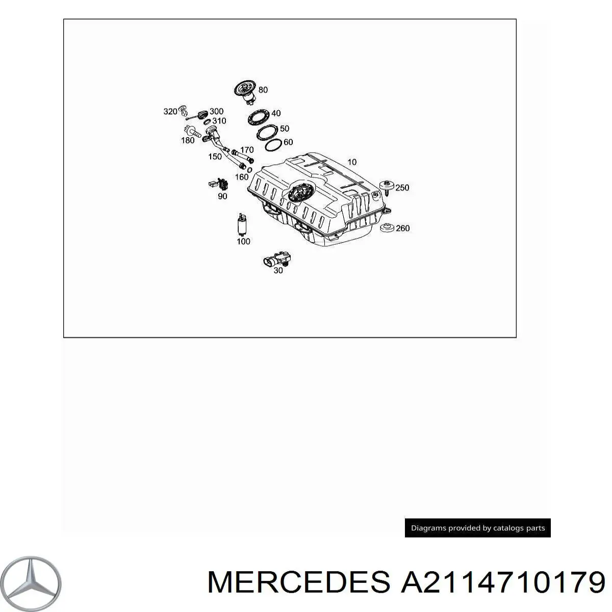  Mercedes A211471017964 ціна, від 63.01 USD