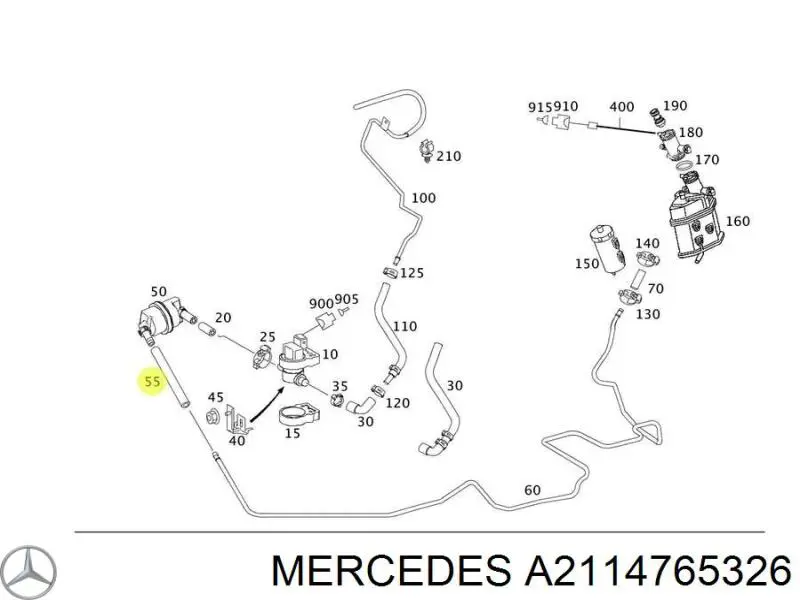Купити A2114765326 Mercedes 