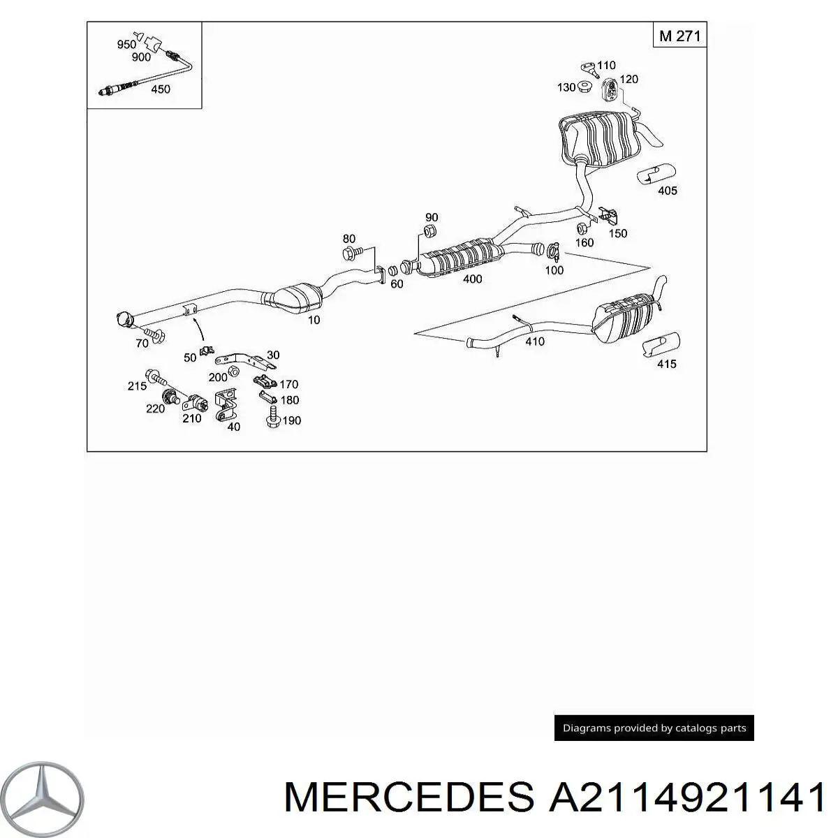 Купити A2114921141 Mercedes 