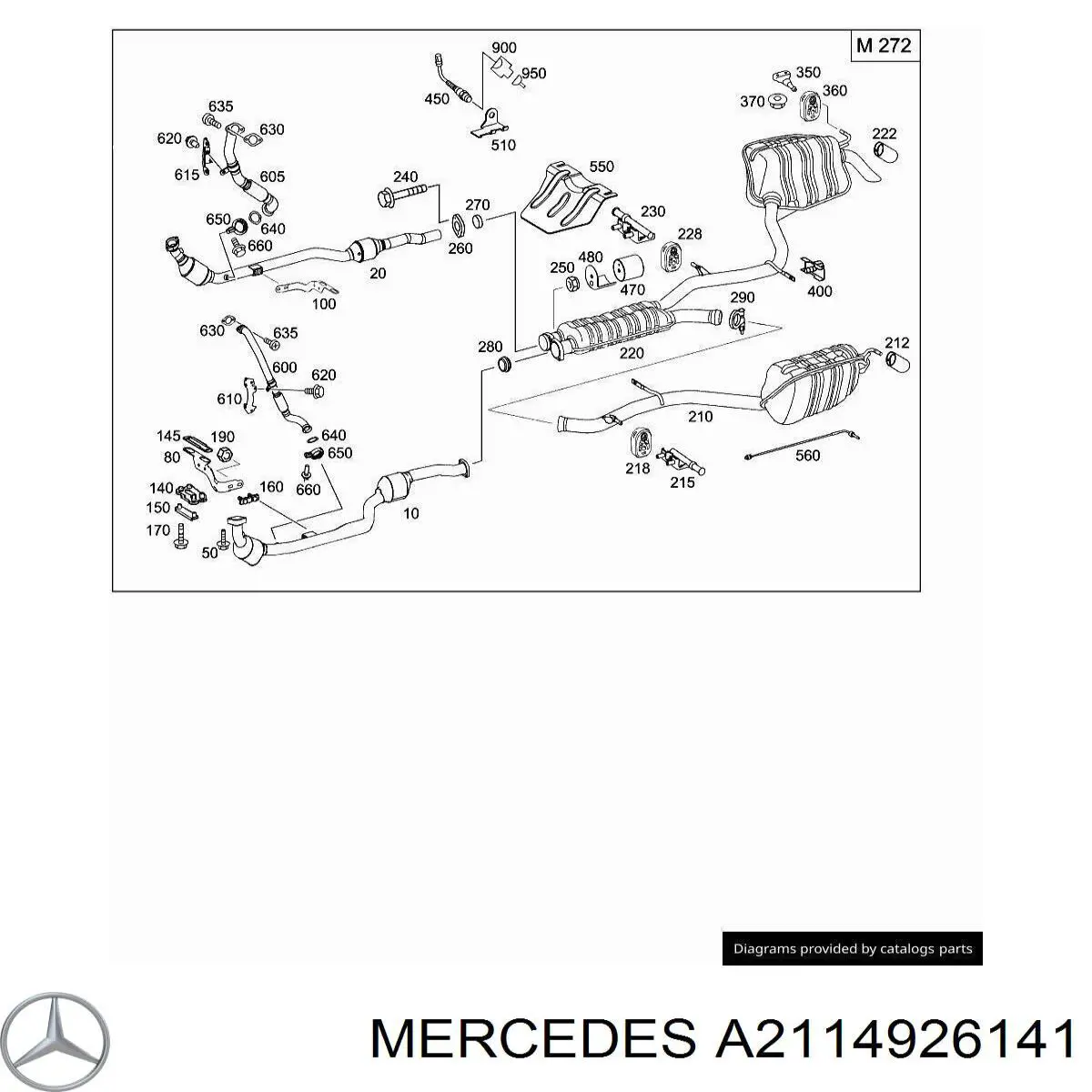  Mercedes A2114926141 ціна, від 4.40 USD