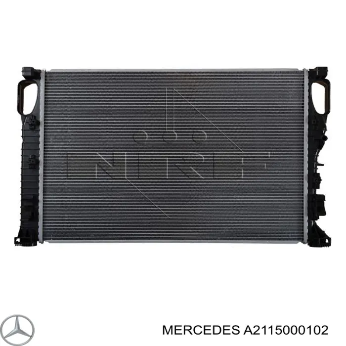 Купити A2115000102 Mercedes Радіатор двигуна