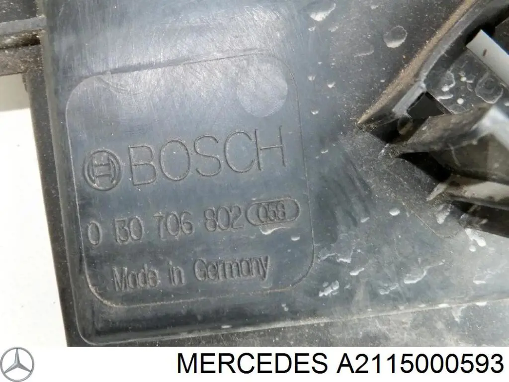 Купити A2115000593 Mercedes Дифузор радіатора охолодження, в зборі з двигуном і крильчаткою