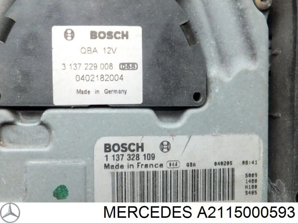 Дифузор радіатора охолодження, в зборі з двигуном і крильчаткою Mercedes A2115000593 ціна, від 126.69 USD