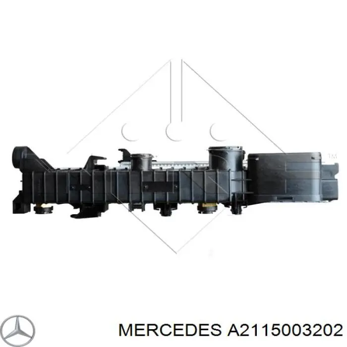 Купити A2115003202 Mercedes Радіатор двигуна
