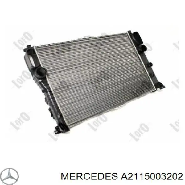 Радіатор основний Mercedes A2115003202 ціна, від 126.69 USD