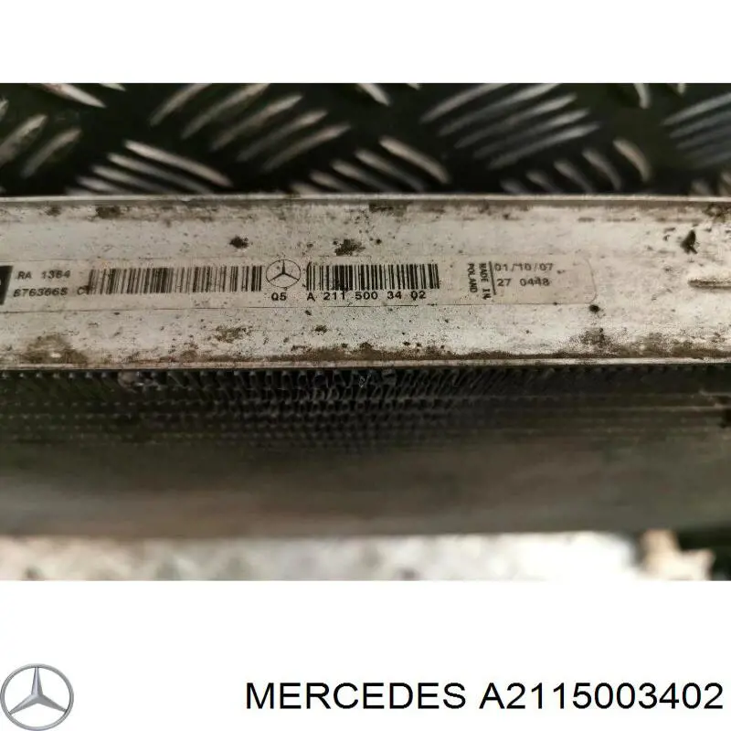 Купити A2115003402 Mercedes Радіатор двигуна