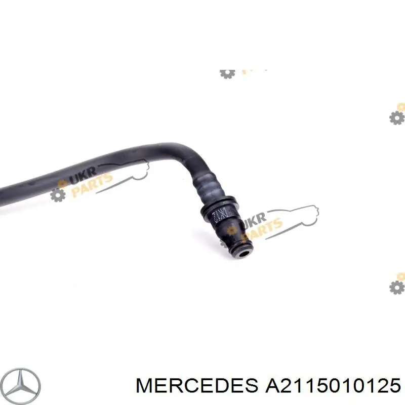 A2115010125 Mercedes патрубок вентиляції картера, масловіддільника