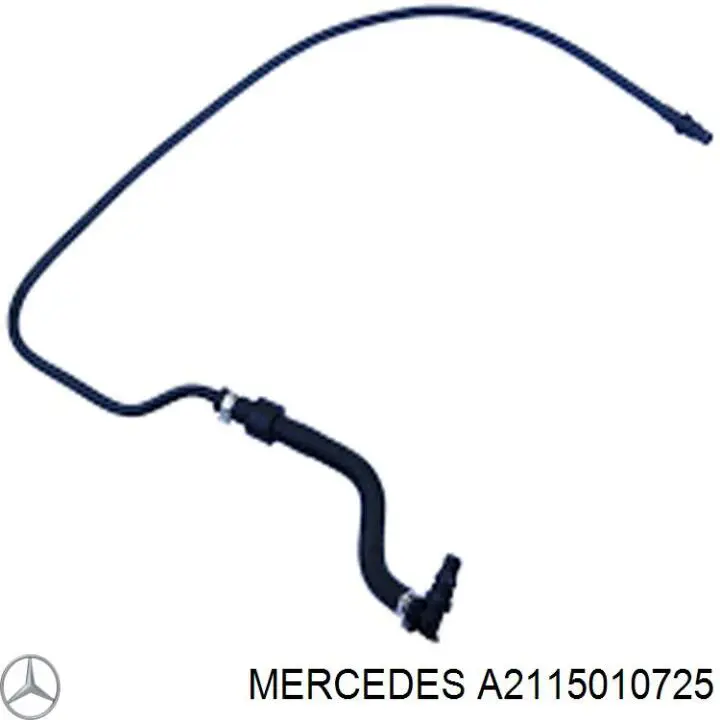 A2115010725 Mercedes шланг розширювального бачка, верхній