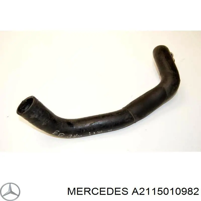 A2115010982 Mercedes шланг/патрубок радіатора охолодження, верхній