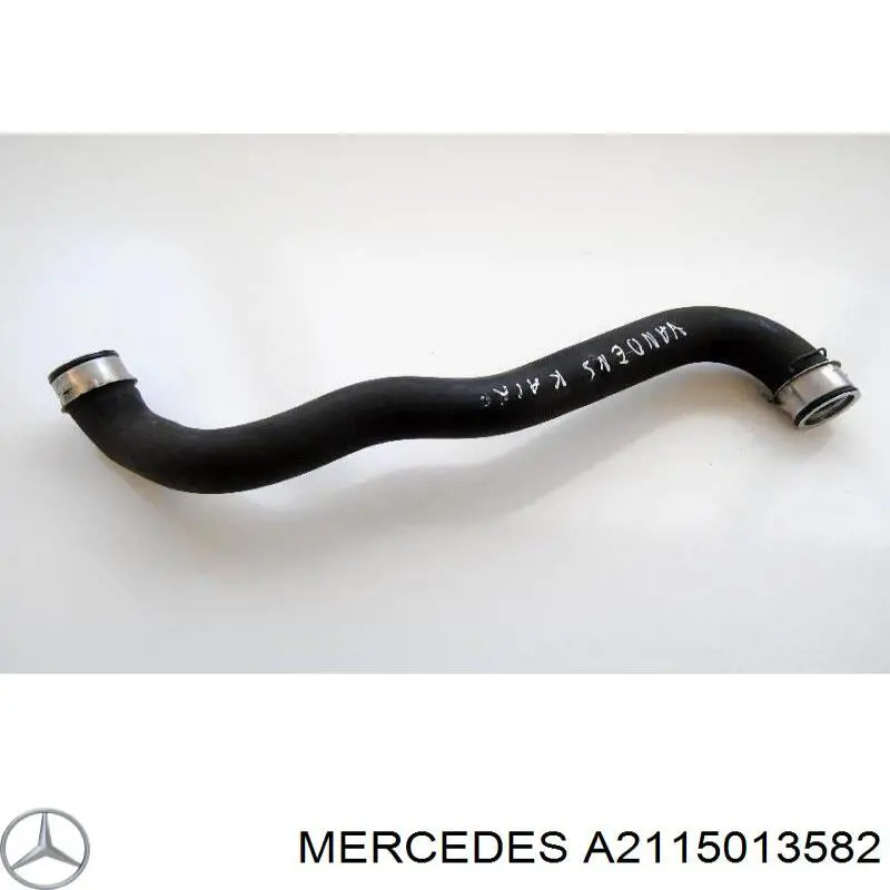 A2115013582 Mercedes шланг/патрубок радіатора охолодження, верхній