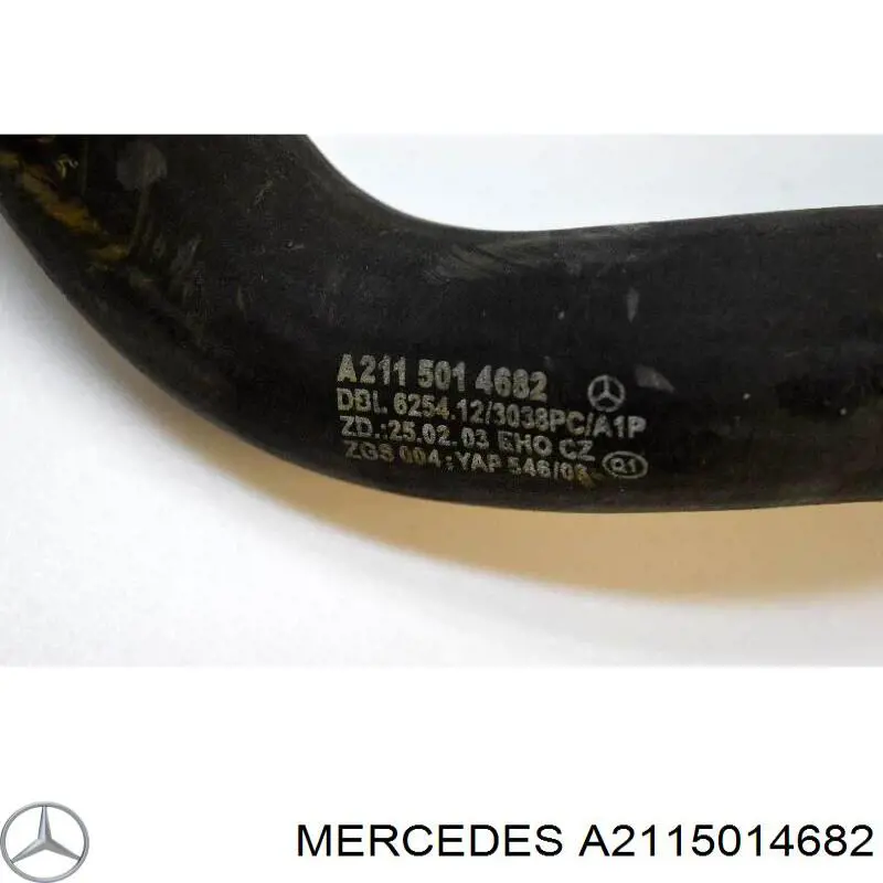Шланг/патрубок радіатора охолодження, нижній Mercedes A2115014682 ціна, від 30.61 USD