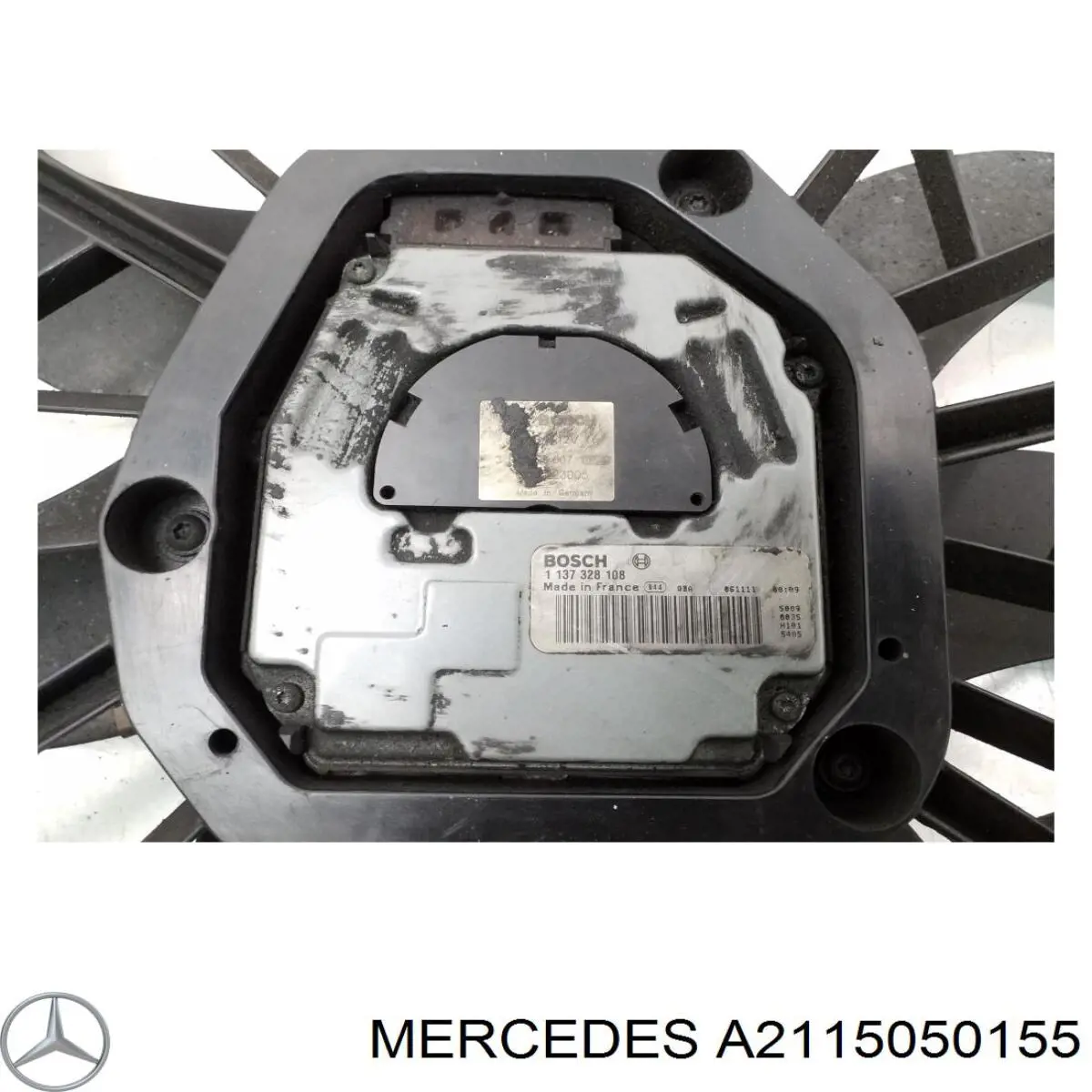 A2115050155 Mercedes Облицювання рамки радіатора