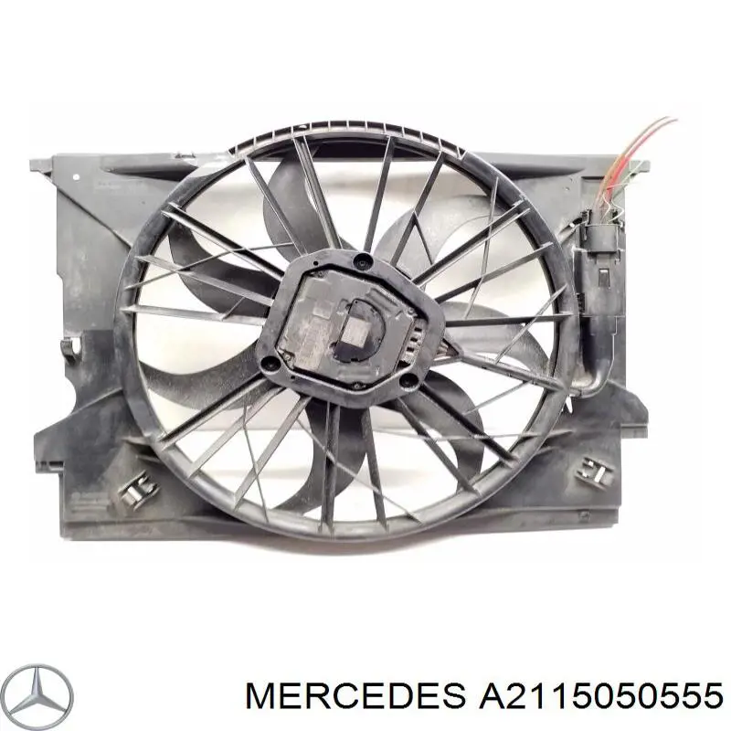 Купити A2115050555 Mercedes Електровентилятор охолодження в зборі (двигун + крильчатка)